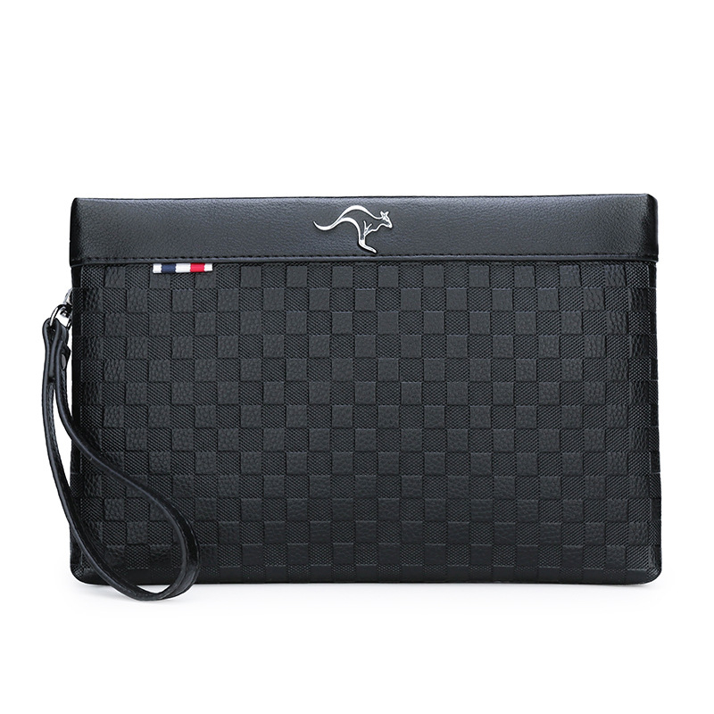 Muška clutch torba, PU koža, otporna na habanje, poliester podstava, Junzidaishu marka