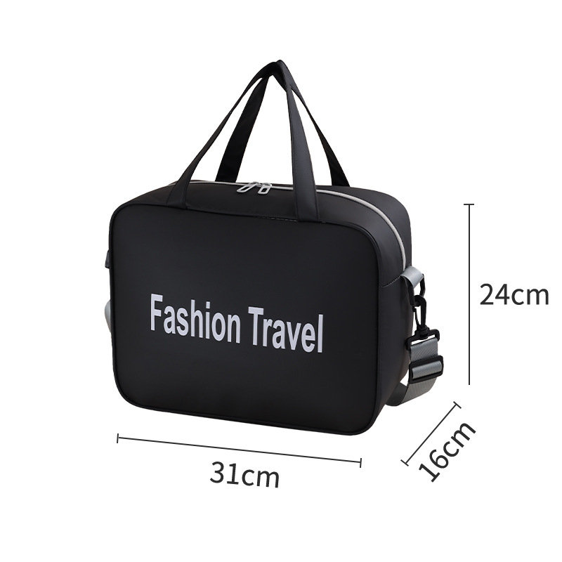 Putna crossbody torba - velika zapremina, 600D film materijal, vodootporna, sklopiva, unisex