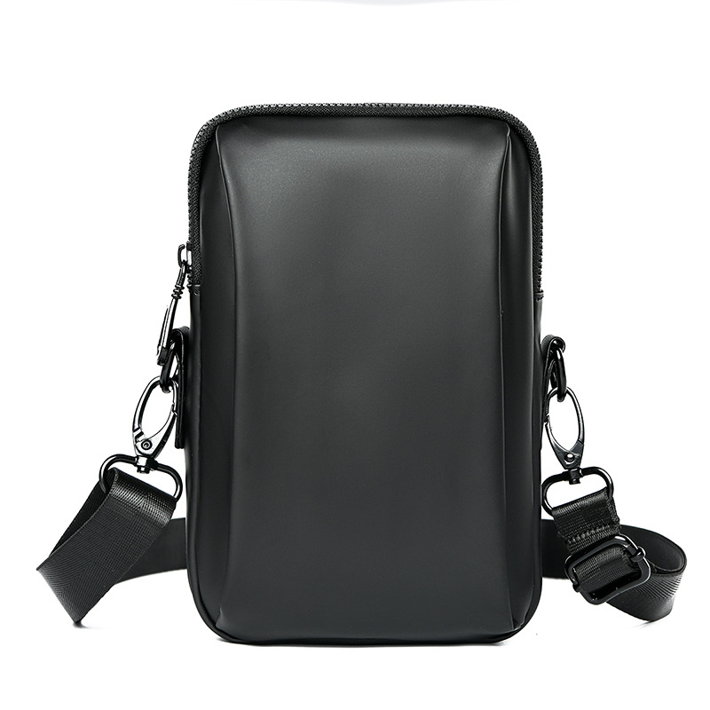 Muška crossbody torba P1008# — Ulični stil, Oxford tkanina, otporna na habanje, jednofarbni uzorak