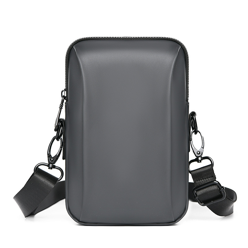 Muška crossbody torba P1008# — Ulični stil, Oxford tkanina, otporna na habanje, jednofarbni uzorak