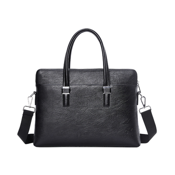 Poslovna crossbody torba od PU kože, pretinac za 14-inčni prijenosnik, vodootporna, model 9880