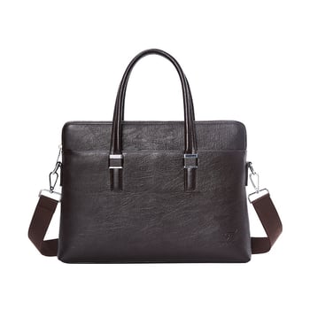 Poslovna crossbody torba od PU kože, pretinac za 14-inčni prijenosnik, vodootporna, model 9880