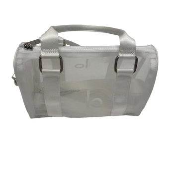 Najlon prozračna tote torba – Unisex, Urbani minimalistizam, Svakodnevna upotreba (Materijal: Najlon; Podstava: Poliester; Stil: Urbani minimalistizam; Godina/Sezona: Proljeće 2025)