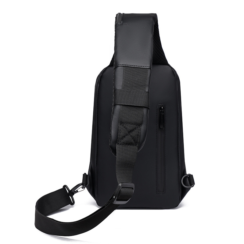 Muška crossbody torba - PU materijal, USB sučelje, vodootporna, protiv krađe, urban stil