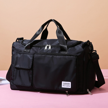 Torba za jogu i fitness, unisex, kapacitet 20–35L, Oxford tkanina, vodootporna, putna torba preko ramena s mogućnošću vući kolica