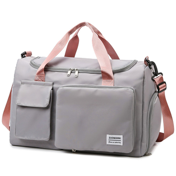 Torba za jogu i fitness, unisex, kapacitet 20–35L, Oxford tkanina, vodootporna, putna torba preko ramena s mogućnošću vući kolica