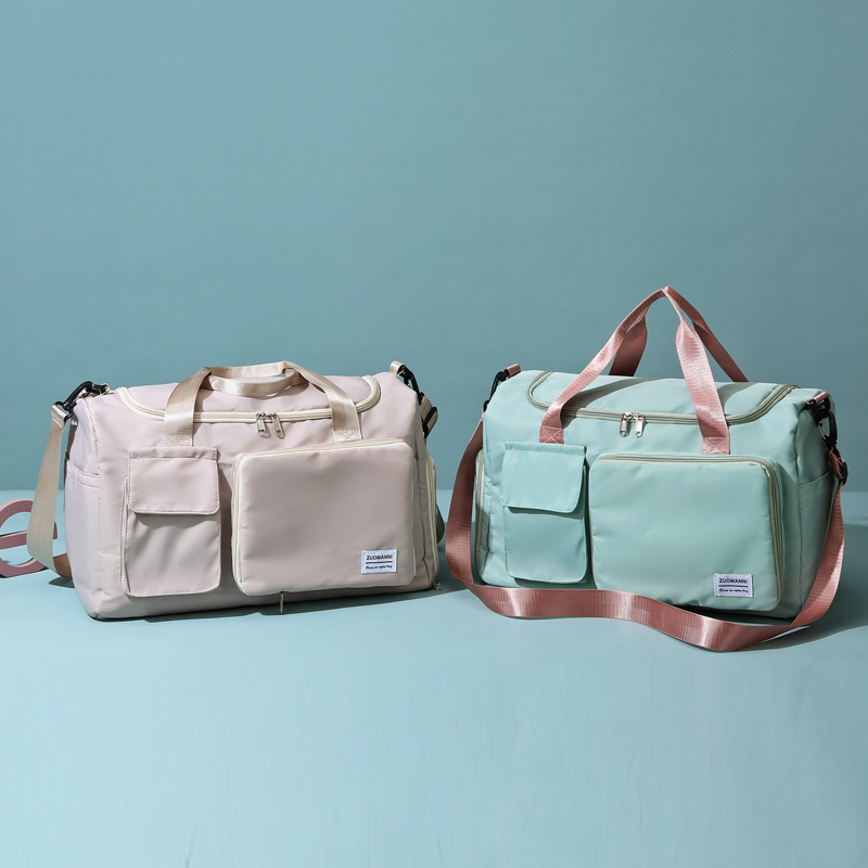 Torba za jogu i fitness, unisex, kapacitet 20–35L, Oxford tkanina, vodootporna, putna torba preko ramena s mogućnošću vući kolica
