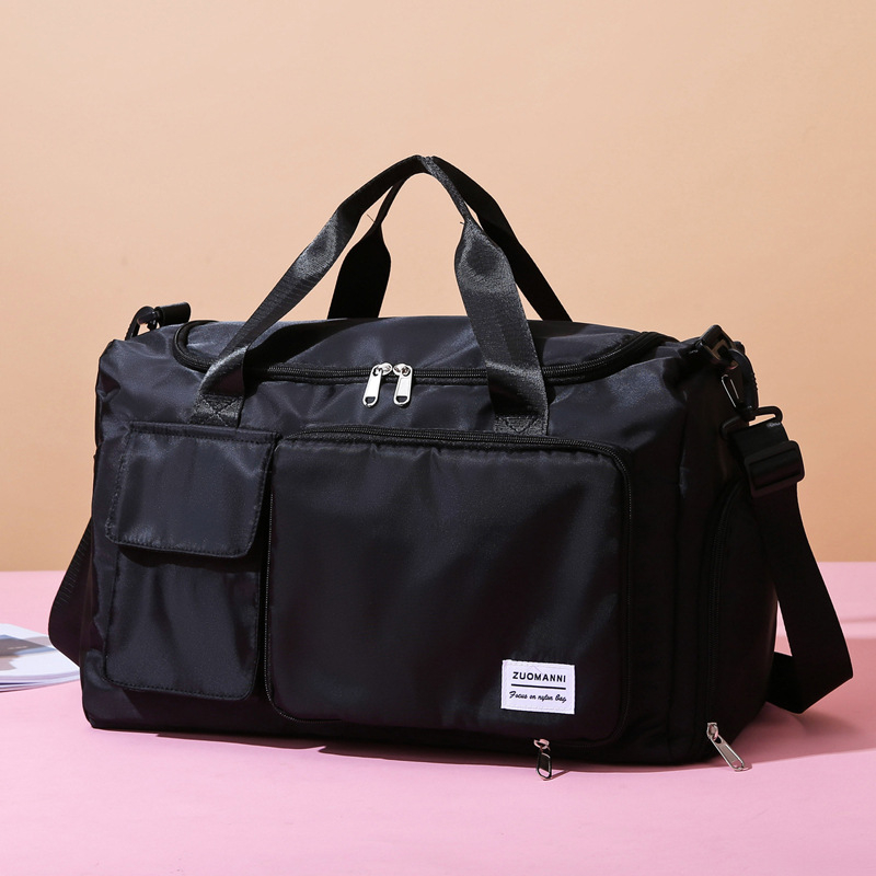 Torba za jogu i fitness, unisex, kapacitet 20–35L, Oxford tkanina, vodootporna, putna torba preko ramena s mogućnošću vući kolica