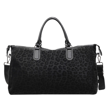 Cestovna crossbody torba s leopardnim uzorkom od najlona, kapacitet 20–35L, opušten stil, unisex