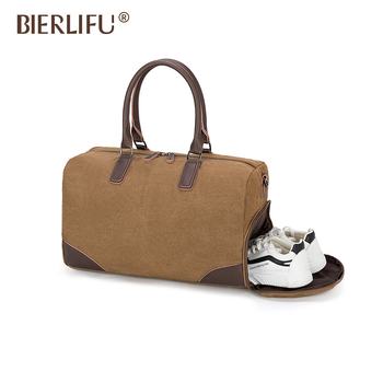 BIERLIFU platnena putna torba, 20-35L, vodootporna i otporna na habanje, unisex