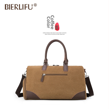 BIERLIFU platnena putna torba, 20-35L, vodootporna i otporna na habanje, unisex