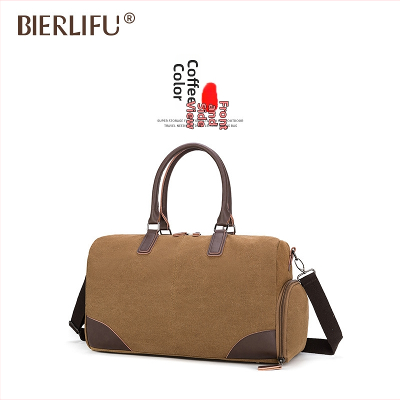 BIERLIFU platnena putna torba, 20-35L, vodootporna i otporna na habanje, unisex