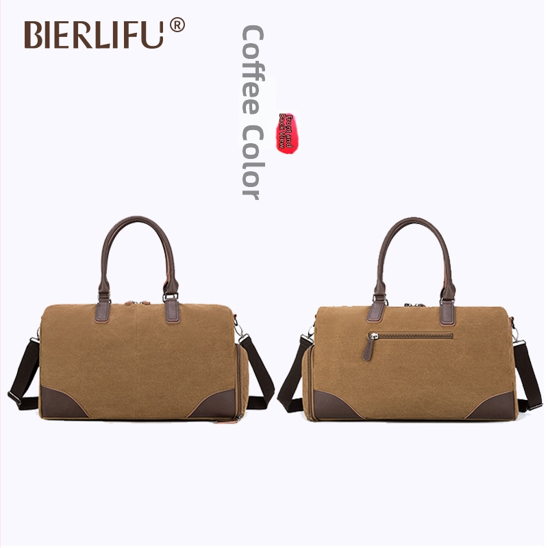 BIERLIFU platnena putna torba, 20-35L, vodootporna i otporna na habanje, unisex