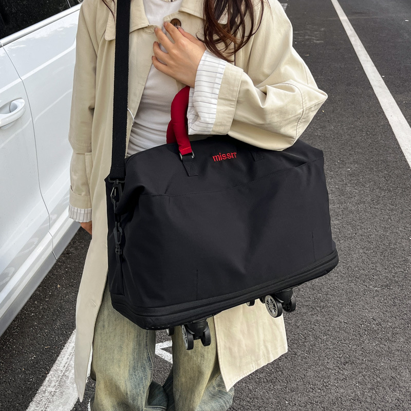 Geantă de călătorie cu capacitate mare, ușoară, extensibilă, geantă de umăr casual pentru excursii în aer liber (20–35L; pânză Oxford; unisex)