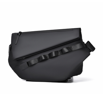 Muška crossbody torba, gradski minimalistizam, materijal: film, podstava: poliester, pogodna za pohranu