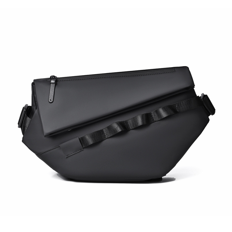 Muška crossbody torba, gradski minimalistizam, materijal: film, podstava: poliester, pogodna za pohranu