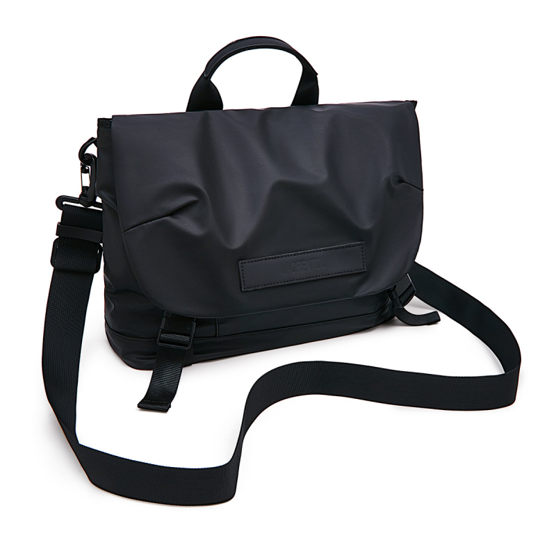 Muška crossbody torba – gradska jednostavnost, platno materijal, prozračna, jednobojni uzorak, unutrašnja podstava od tkanine