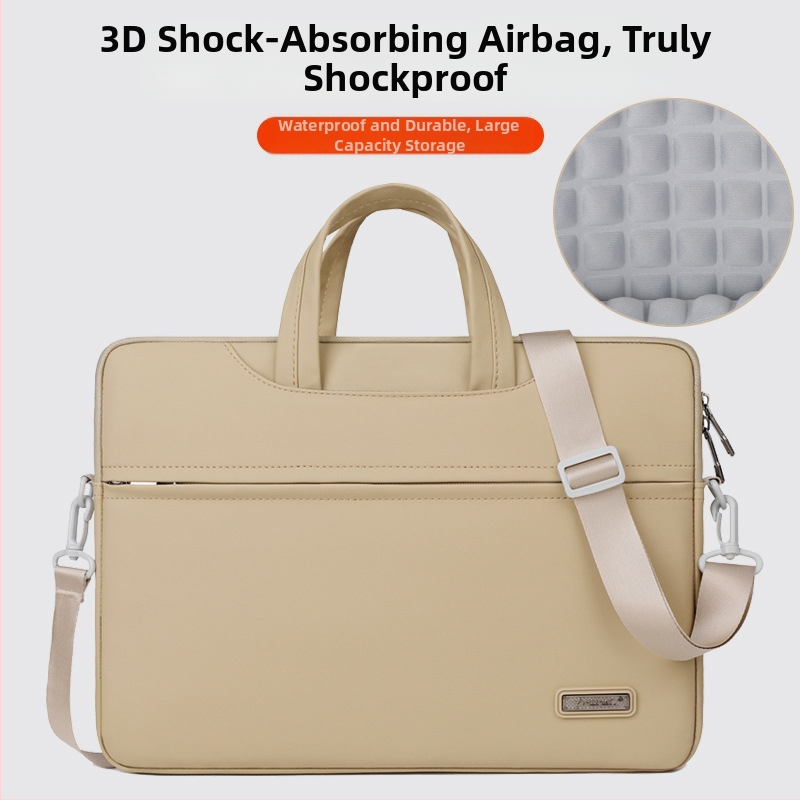 Unisex klēpjdatora soma, membrānas materiāls, elpojoša, izturīga pret nodilumu un triecieniem, portatīva biznesa stila soma