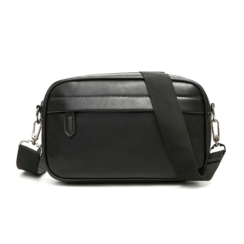 Muška crossbody torba od PU, karirani uzorak, poliesterova podstava, otporna na habanje, gradski minimalistički stil