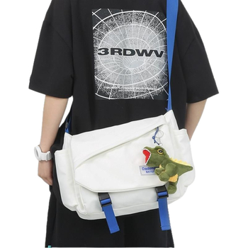 Kumiku 2025 muška crossbody torba u japanskom stilu, prostrana dnevna torba preko ramena