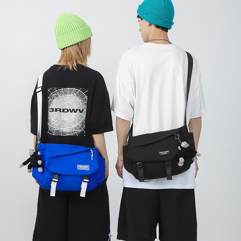 Kumiku 2025 muška crossbody torba u japanskom stilu, prostrana dnevna torba preko ramena