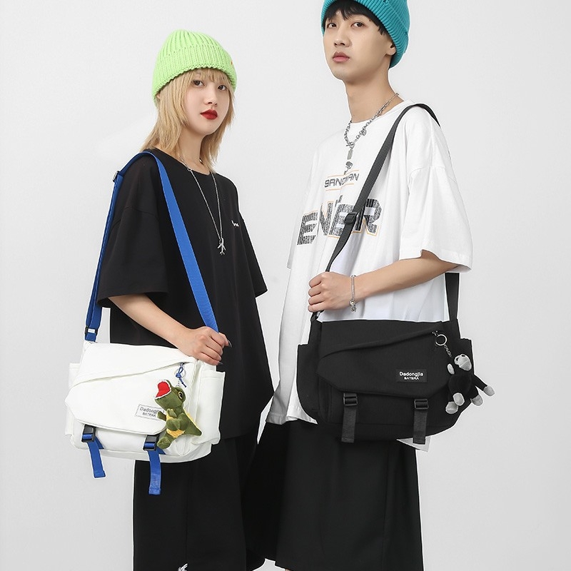 Kumiku 2025 muška crossbody torba u japanskom stilu, prostrana dnevna torba preko ramena