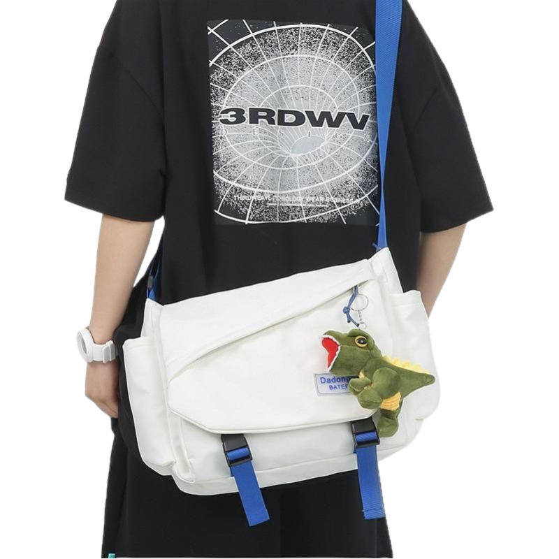 Kumiku 2025 muška crossbody torba u japanskom stilu, prostrana dnevna torba preko ramena