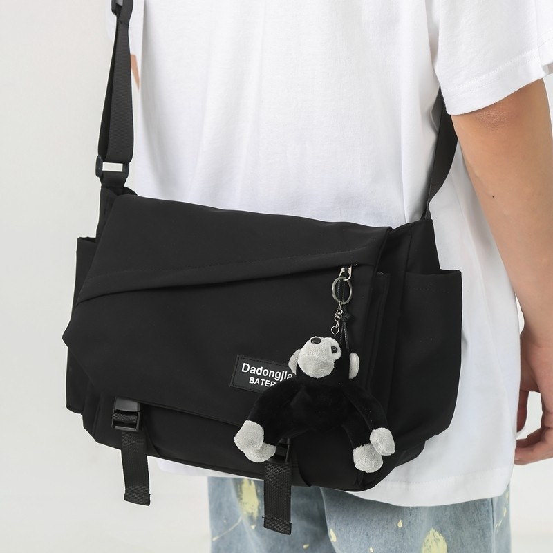 Kumiku 2025 muška crossbody torba u japanskom stilu, prostrana dnevna torba preko ramena