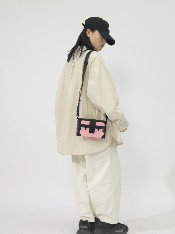 Muška crossbody torba Bamiro — PU materijal, Street Trend stil, Otporna na trošenje i Smanjenje opterećenja, Za svakodnevnu upotrebu