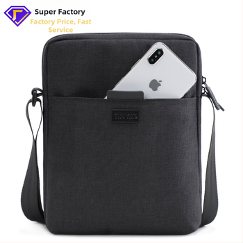 Geantă crossbody pentru bărbați, stil naveta de afaceri, poliester, impermeabilă, marcă TINYAT