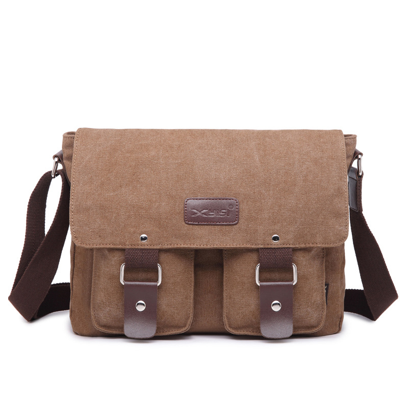 Muška platnena crossbody torba – otporna na habanje, podstava od poliestera, serija Small matter, proljeće 2025