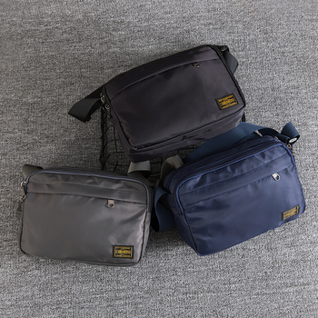 Muška crossbody torba u ulicnom stilu, Oxford plat materijal, jednobojna podstava od poliestera, pogodna za slobodno vrijeme i putovanja, ljeto 2024 izdanje