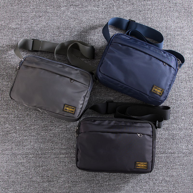Muška crossbody torba u ulicnom stilu, Oxford plat materijal, jednobojna podstava od poliestera, pogodna za slobodno vrijeme i putovanja, ljeto 2024 izdanje