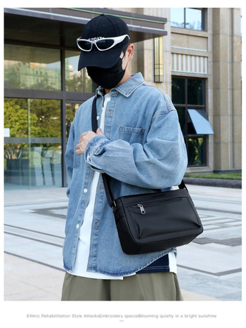 Nova jesensko-zimska nylon crossbody torba za muškarce i žene, moderna torba preko ramena za putovanja, velika zapremina