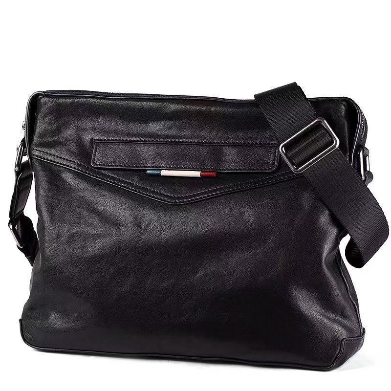 Roleyson muška crossbody torba od kože prvog sloja, otporna na habanje, podstava poliester-bavlna