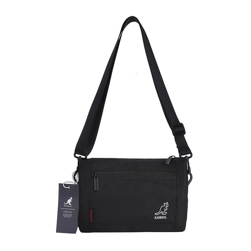 Muška crossbody torba, Oxford tkanina, prozračna, uzor s slovima, podstava od poliester