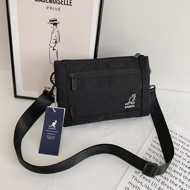 Muška crossbody torba, Oxford tkanina, prozračna, uzor s slovima, podstava od poliester