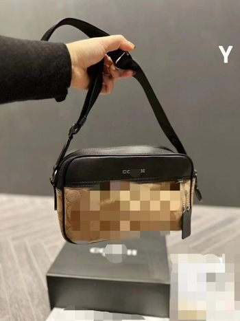 Geantă de cameră Graham pentru bărbați - model geometric, material PVC, impermeabilă, ultra-ușoară, rezistentă la uzură