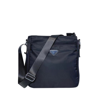 Muška crossbody torba - vodootporna Oxford tkanina, vertikalni kvadratni oblik, zatvaranje na zip, pogodno za 11-inčni laptop, unutarnji pretinci: zip pretinac, džep za telefon, ID