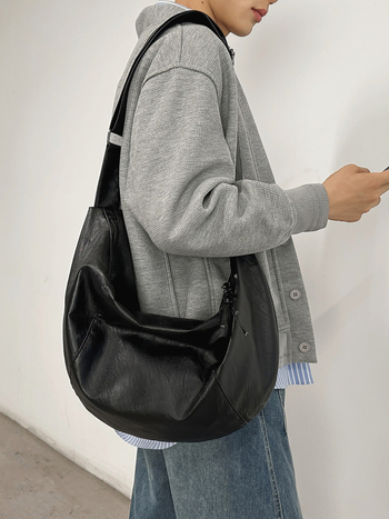 Muška crossbody torba – PU materijal, vodootporna, ultralagana, proširivi kapacitet