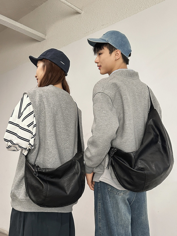 Muška crossbody torba – PU materijal, vodootporna, ultralagana, proširivi kapacitet