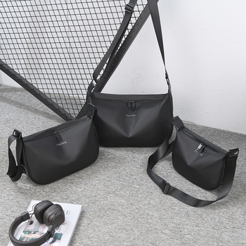 CHELL KING Muška torba preko ramena u stilu Urban Simplicity, Oxford tkanina, vodootporna, uzorak s slovima