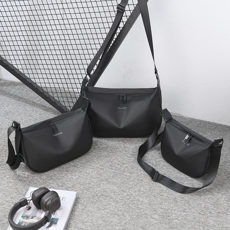 CHELL KING Muška torba preko ramena u stilu Urban Simplicity, Oxford tkanina, vodootporna, uzorak s slovima