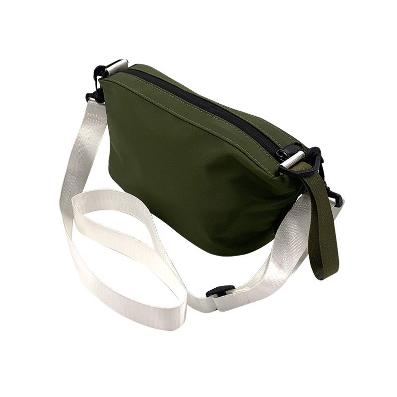Dumpling torba od vodootporne najlona, gradski stil, velika kapaciteta, crossbody torba sa zatvaračem i džepom za telefon, jedna naramenica