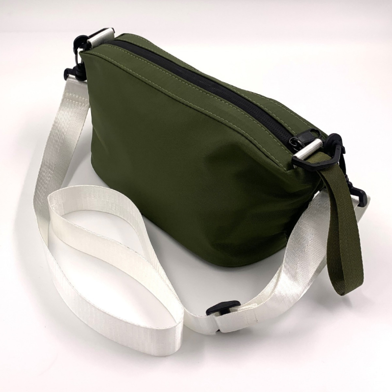 Dumpling torba od vodootporne najlona, gradski stil, velika kapaciteta, crossbody torba sa zatvaračem i džepom za telefon, jedna naramenica