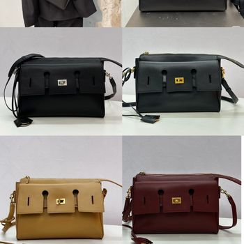 Bel Air mala kožna messenger torba sa zipom, paristički motociklistički stil, preko ramena
