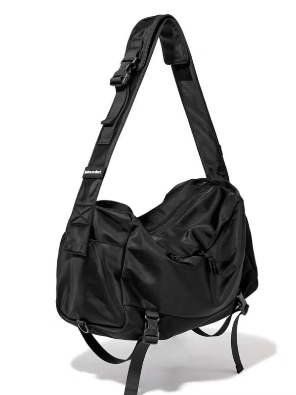 Muška crossbody torba, najlon, vodootporna, ulični stil, veliki kapacitet, proljeće 2024 izdanje
