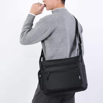 Muška crossbody torba od Oxford platna, vodootporna, velika kapaciteta, višestruki pretinci za slobodno vrijeme i putovanja