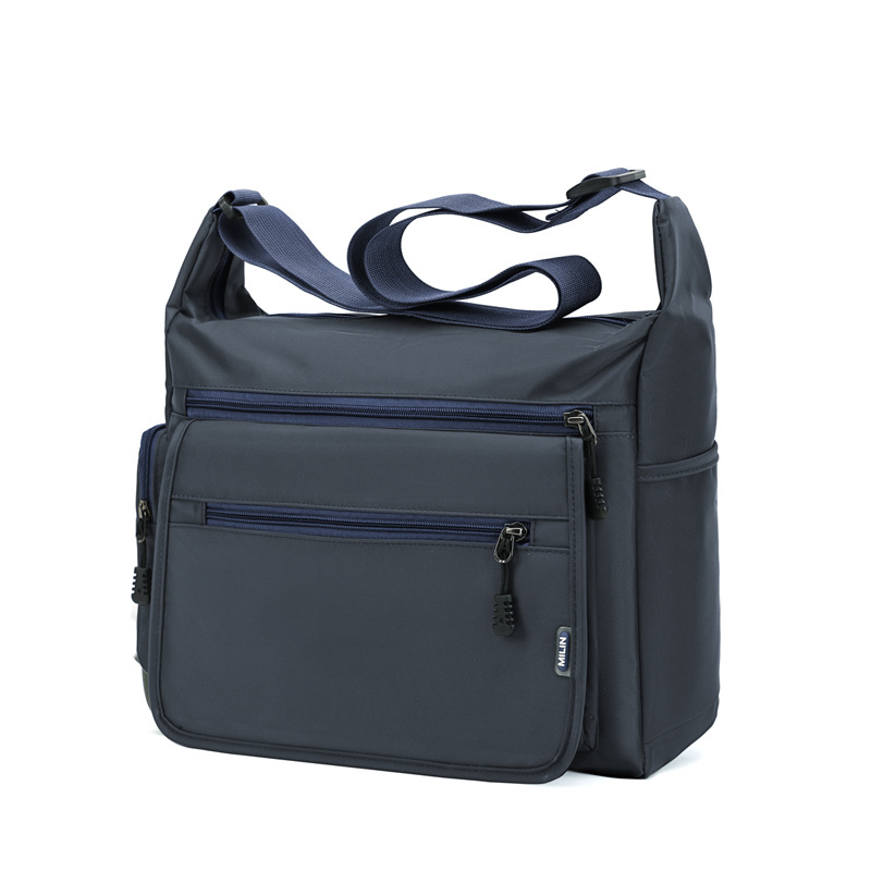 Muška crossbody torba od Oxford platna, vodootporna, velika kapaciteta, višestruki pretinci za slobodno vrijeme i putovanja