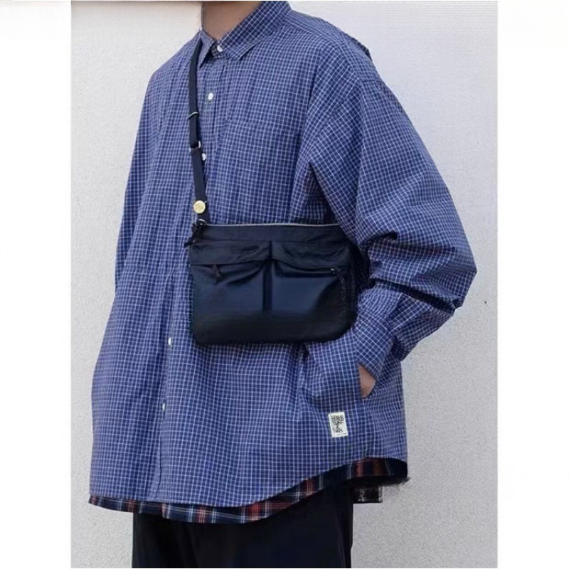 Muška crossbody torbica, PU materijal, podstava od sintetičke kože, pogodna za 8-inčni prijenosnik, za slobodno vrijeme putovanja